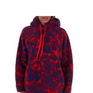 BURBERRY
Floral Pattern Drawstring Hoodie, Size XS